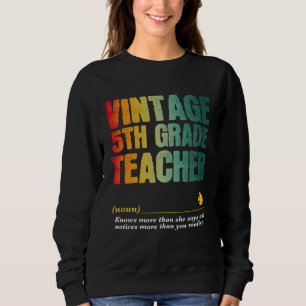 5th Grade Teacher Appreciation Week Back to School Sweatshirt