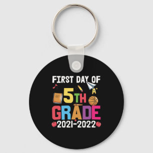5th Grade Teacher First Day Of 5th Grade Key Ring
