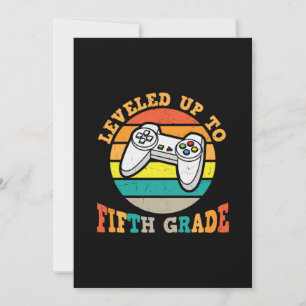 5th Grade Teacher Level Up To Fifth Grade Invitation