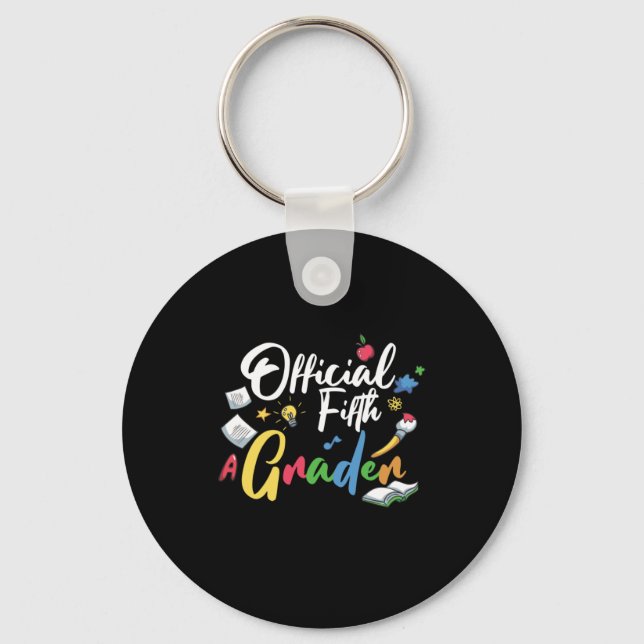 5th Grade Teacher Official Fifth Grade Key Ring (Front)