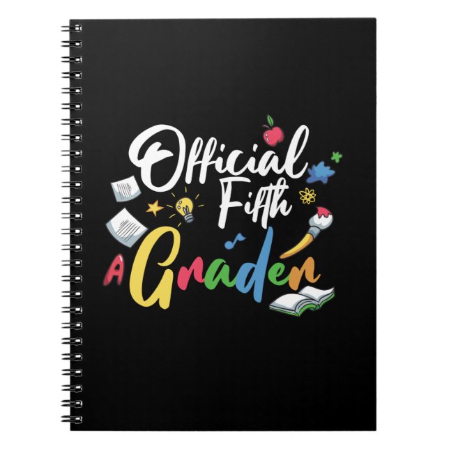 5th Grade Teacher Official Fifth Grade Notebook (Front)