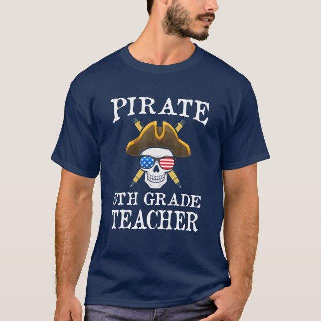 5Th Grade Teacher Party T-Shirt (Front)