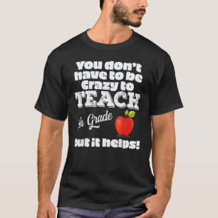 5th Grade Teacher Slogan T Shirt Cute Teaching Shi