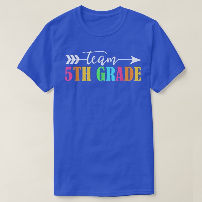 5th Grade Teacher Team Shirts (Design Front)
