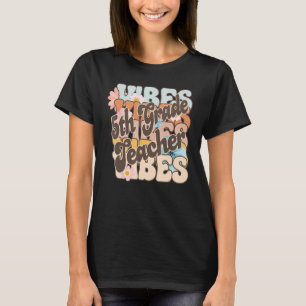 5th Grade Teacher Vibes 5th Grade Retro 1st Day of T-Shirt