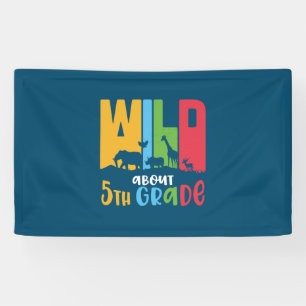 5th Grade Teacher Wild Animal About 5th Grade Banner