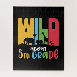 5th Grade Teacher Wild Animal About 5th Grade Jigsaw Puzzle