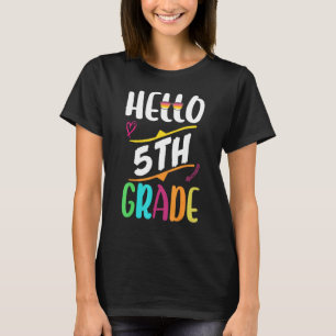 5th grade team Hello Fifth grade teacher boys girl T-Shirt