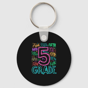 5th grade typography team fifth grade teacher back key ring