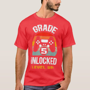5th Grade Unlocked Level Up Back To School Fifth G T-Shirt