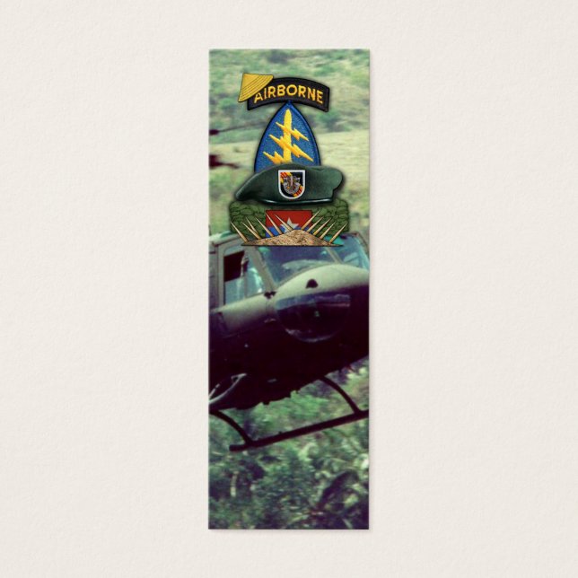 5th green berets special forces flash bookmarker (Front)