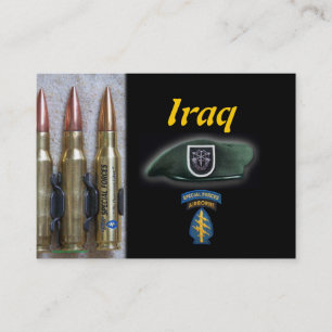 5th green berets special forces iraq trading card