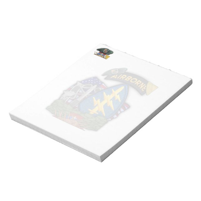 5th green berets vietnam nam war vets Notepad (Rotated)