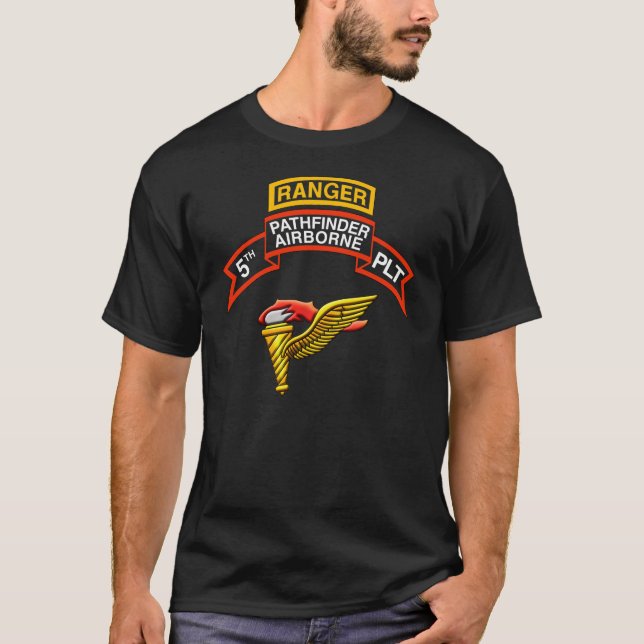 5th INF Platoon (Pathfinder) PT shirt with tab (Front)