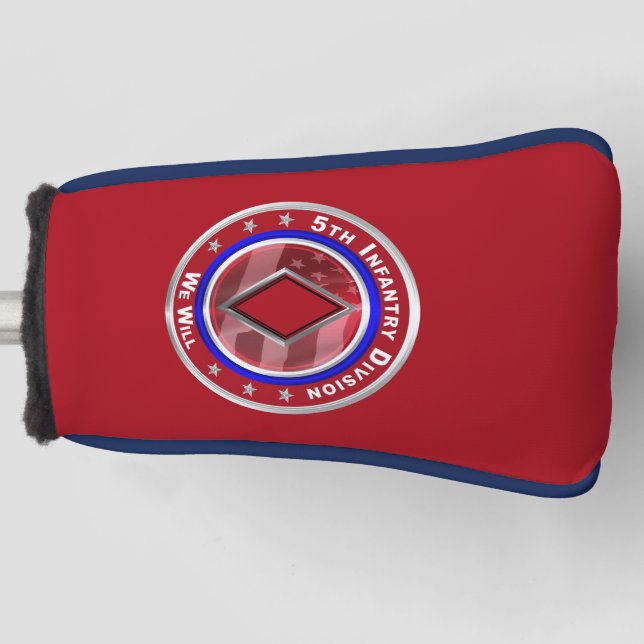 5th Infantry Division  Golf Head Cover (Front)