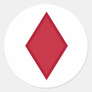 5th Infantry Division Insignia Patch Classic Round Sticker