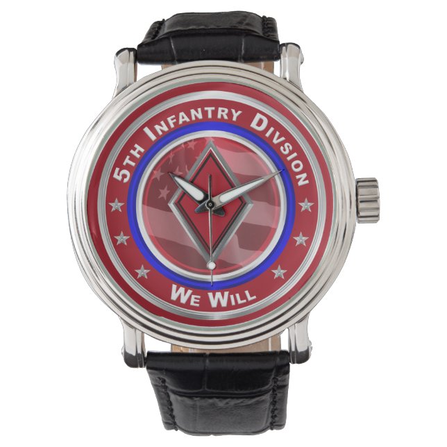 5th Infantry Division Keepsake Watch (Front)