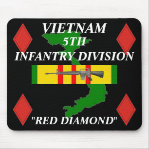 5th Infantry Vietnam Mousepad 2/b