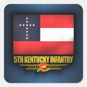 5th Kentucky Infantry Square Sticker