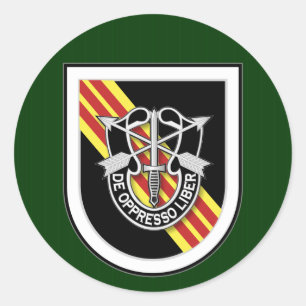 5th SFG-A 3 VN Classic Round Sticker