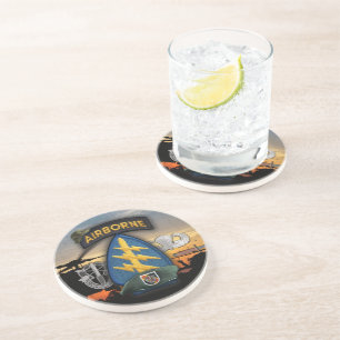 5th Special Forces Green Berets vietnam nam Coaster