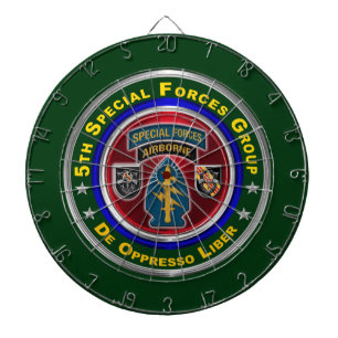 5th Special Forces Group Airborne Dartboard
