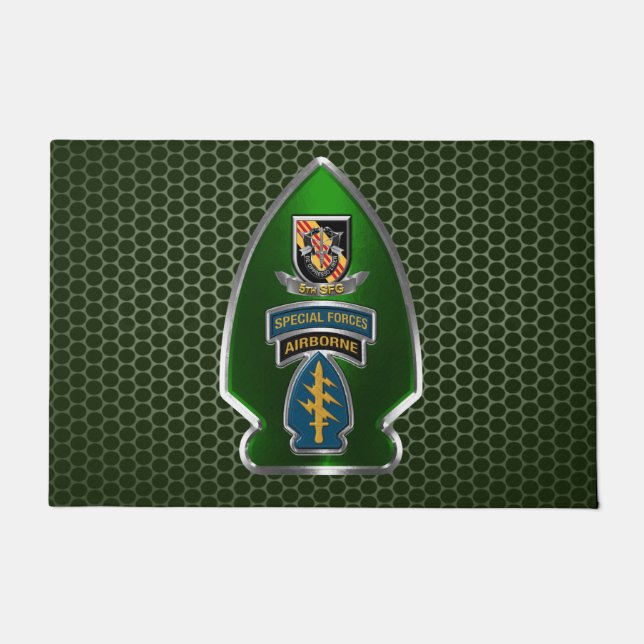  5th Special Forces Group Airborne Doormat (Front)