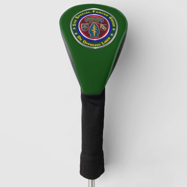 5th Special Forces Group (Airborne)  Golf Head Cover (Front)