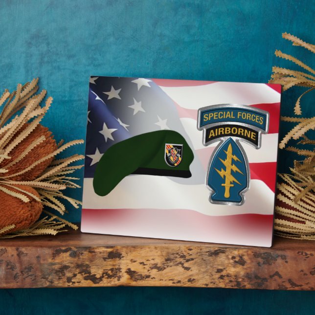 5th Special Forces Group (AIRBORNE)  Plaque (Side)