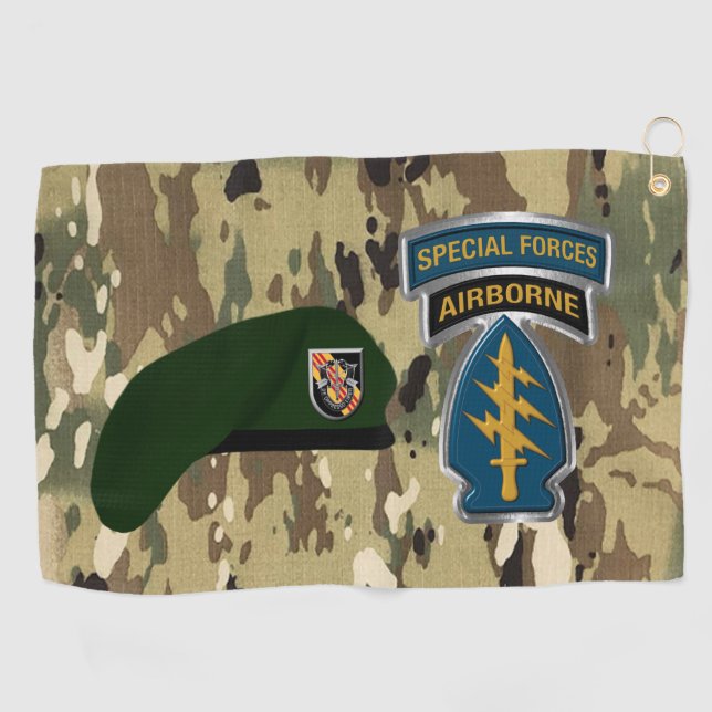 5th Special Forces Group  Golf Towel (Horizontal)