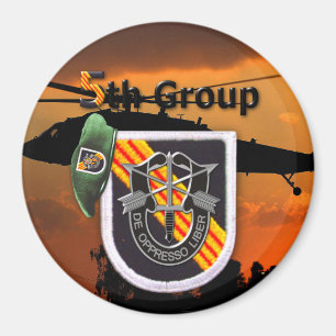 5th Special Forces Group Green Berets Fridge  Magnet