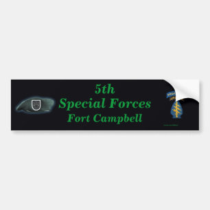 5th special forces group iraq Bumper Sticker vets
