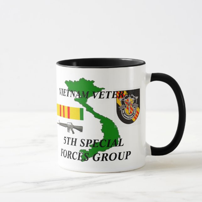 5th Special Forces Group Vietnam Vet Coffee Mugs (Right)