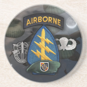 5th special forces vietnam nam beer Coaster