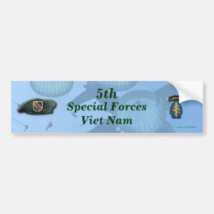 5th special forces vietnam nam Bumper Sticker