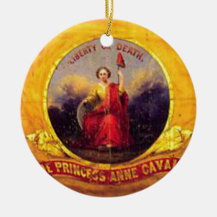 5th Virginia Cavalry  - The Princess Anne Cavalry Ceramic Tree Decoration