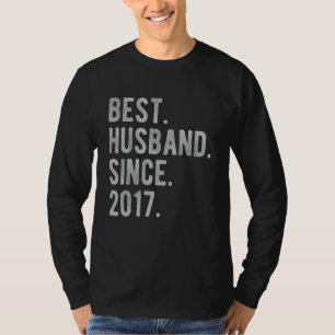 5th Wedding Aniversary For Him Best Husband Since T-Shirt