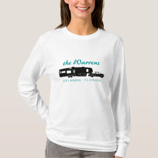 5th Wheel RV Silhouette Graphic T-Shirt