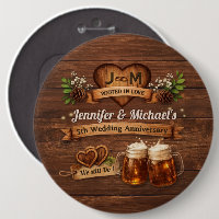 5th Wood Wedding Anniversary Party Thank You Gifts