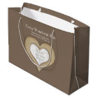 5th wood wedding anniversary photo gift bag