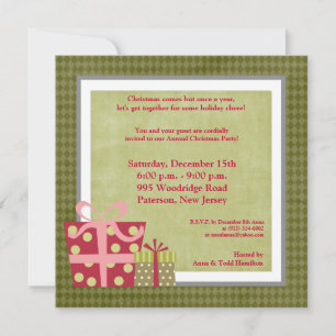 5x5 Christmas Gifts Invitation
