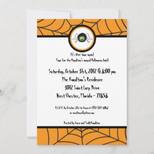 5x5 Little Creepers Halloween Party Invitation