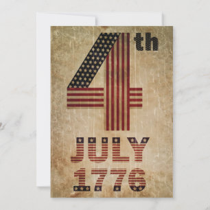 5x7 4th of July Party Invitation
