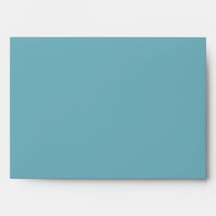 5x7 Blue Outside Jungle Stripe Inside Envelope