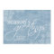 5x7 Blue Snowflakes Christmas Card