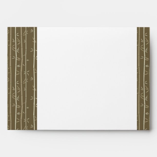 5x7 Brown Bamboo Bliss Envelopes (Front)