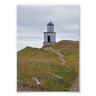 5X7 Cattle Point Lighthouse on San Juan Island, WA Photo Print
