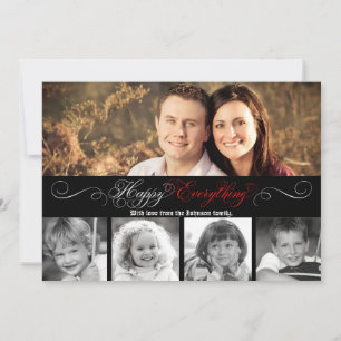 5x7 Christmas XMAS Happy Holiday PHOTO Card