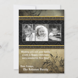 5x7 Christmas XMAS Happy Holiday PHOTO Card