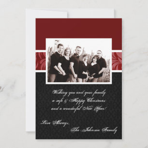 5x7 Christmas XMAS Happy Holiday PHOTO Card